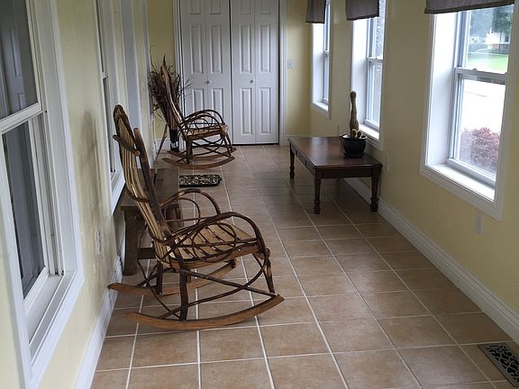 Enclosed front porch