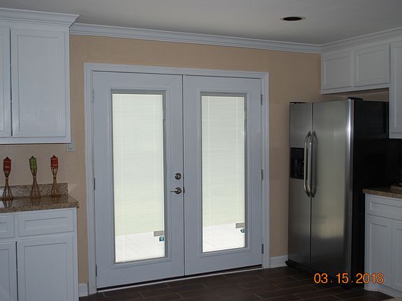 New Door with Low-E & Blinds