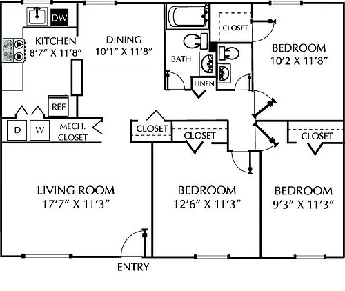 Floor plan Hearthwood