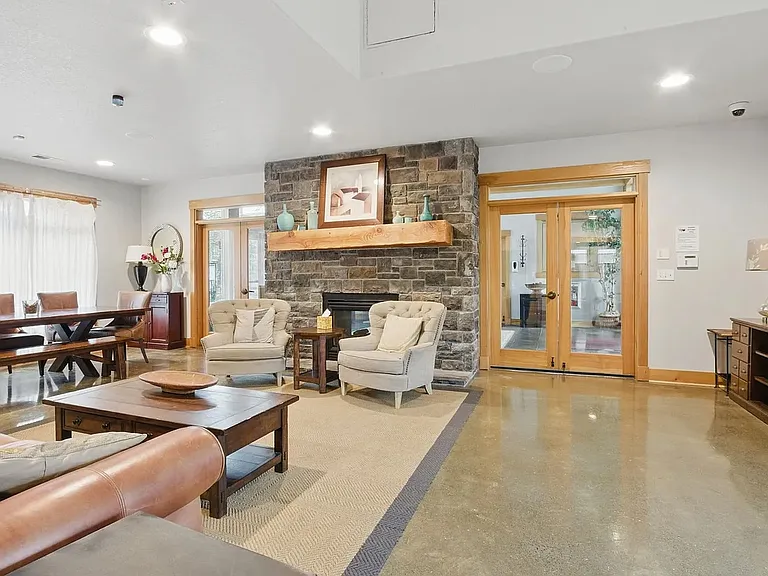 Lodge-style community clubhouse.