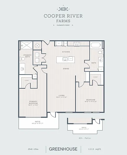 Floor plan Greenhouse