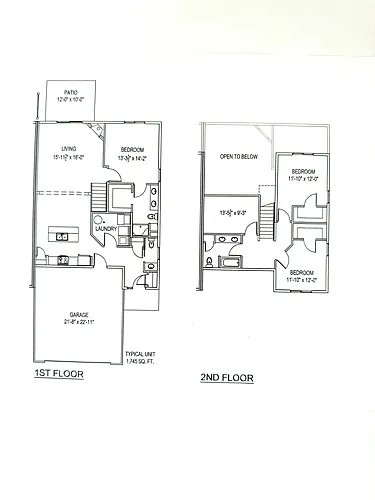 Floor plan Driscoll Luxury Townhouse