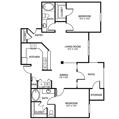 Floor plan D2