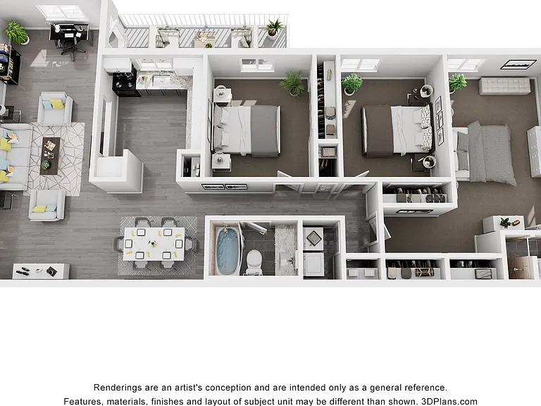 Olympic Gardens_Unit 7_3 Bed Olympic Gardens_Unit 7_3 Bed