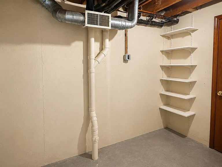 walk-in storage closet #1 in finished lower level