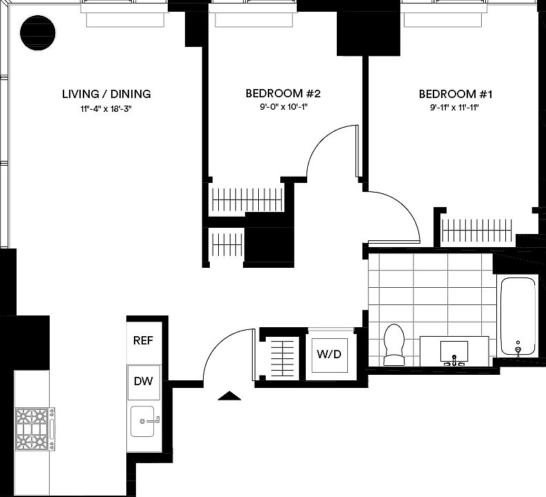 2nd image of 28-30 Jackson Ave APT 22M