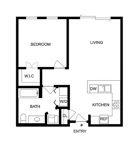 Floor plan Hampton