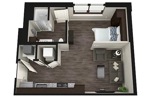 Floor plan Studio