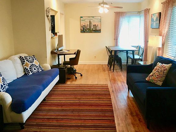 Open Living Room/ Dining Room Space