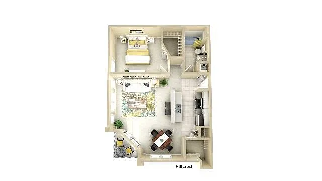 Floor plan Hillcrest - A1