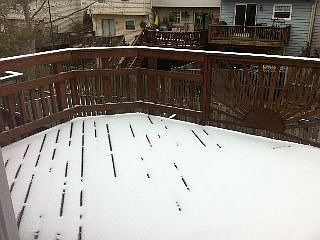 Upper level deck