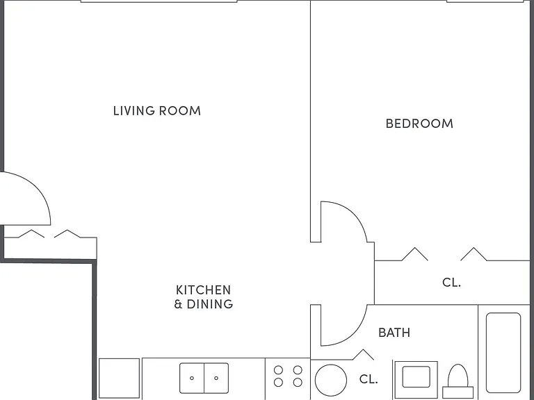 Piccadilly East_1 Bedroom Efficiency Piccadilly East_1 Bedroom Efficiency