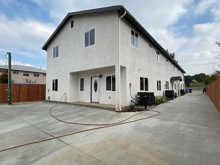 Rear View of Duplex