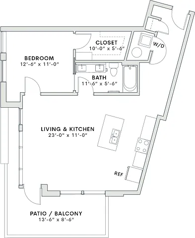 873 square foot one bedroom, one bath apartment home 873 square foot one bedroom, one bath apartment home
