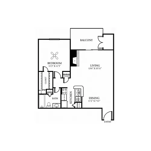 Floor plan 1C Renovation 2