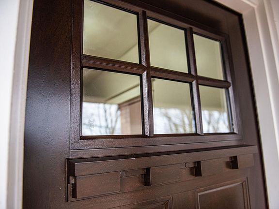 Detailed new front door