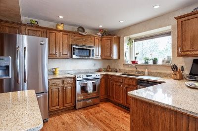 Kitchen with Granite Counters