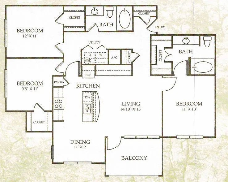 Floor plan C1