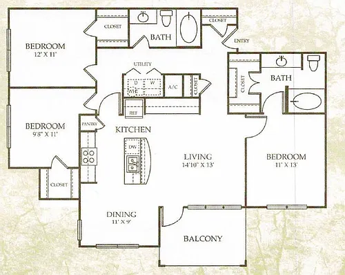 Floor plan C1