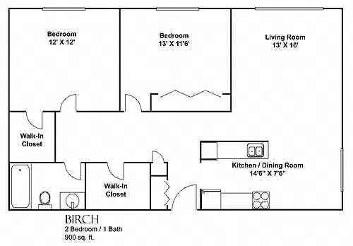 Floor plan Birch