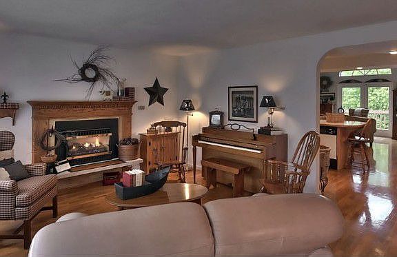 Cozy and Inviting Living Room with Gas Fireplace is just the beginning