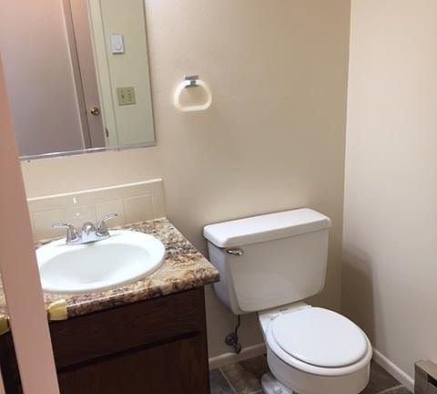 Main floor half bath