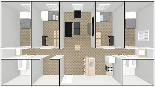 Floor plan Four Bedroom Standard