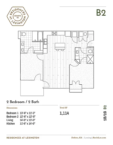 Floor plan B2