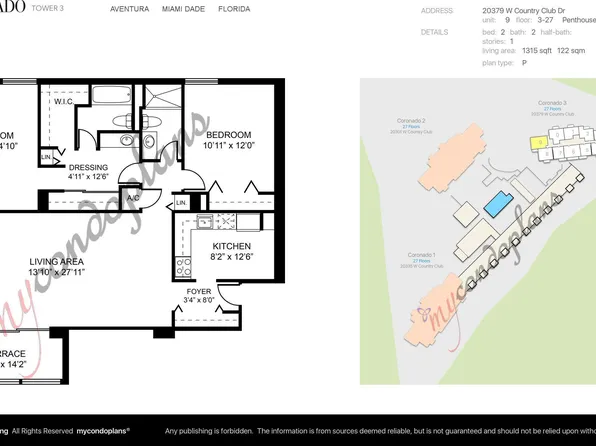 20379 W COUNTRY CLUB Drive #1139, Aventura, FL 33180