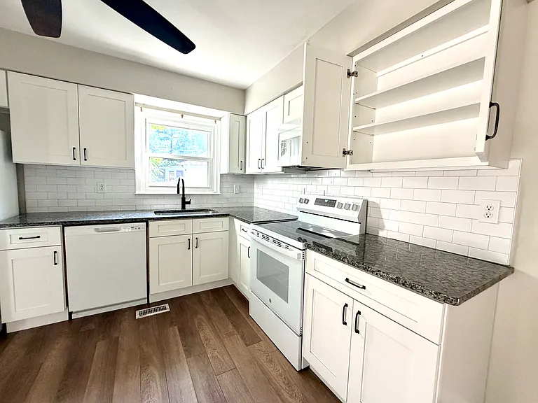 Newly Renovated Kitchen; large cabinets, soft close drawers and cabinet doors