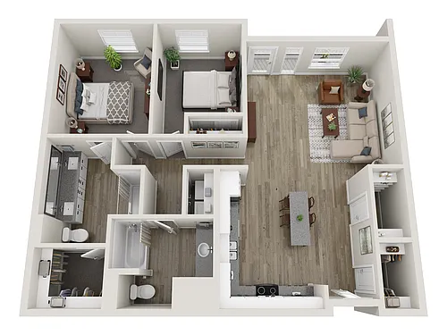 Floor plan 2A Deluxe