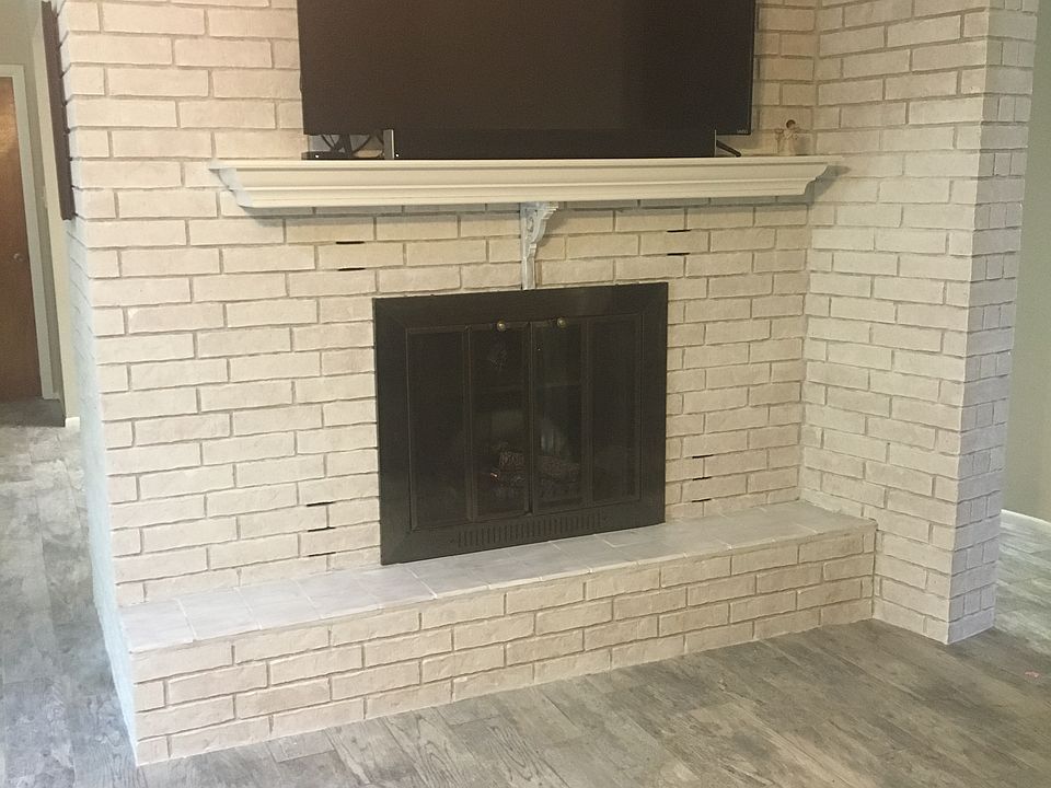 Fireplace in family room