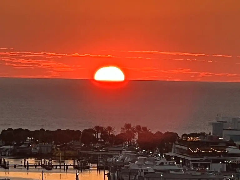 View from balcony at 51 Island Way Unit 705.