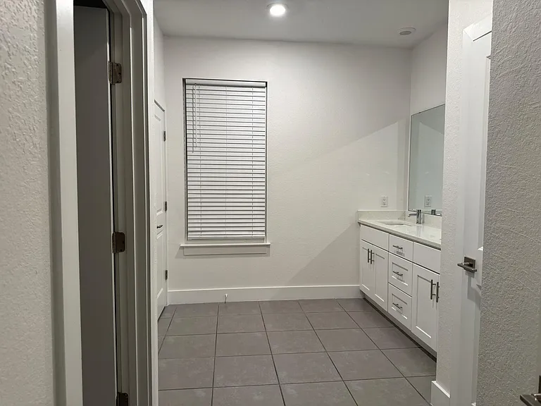 Spacious Primary Bath with linen closet