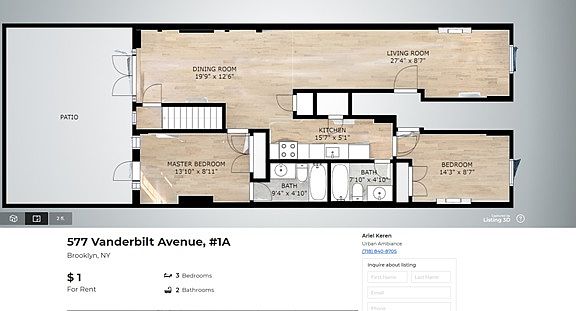 2nd image of 577 Vanderbilt Ave #A1