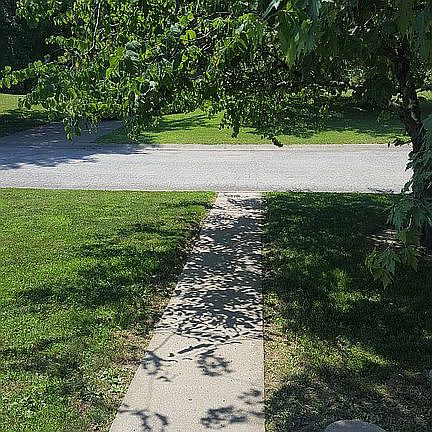 front door view to street