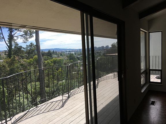 Access to upper balcony, showing partial view.