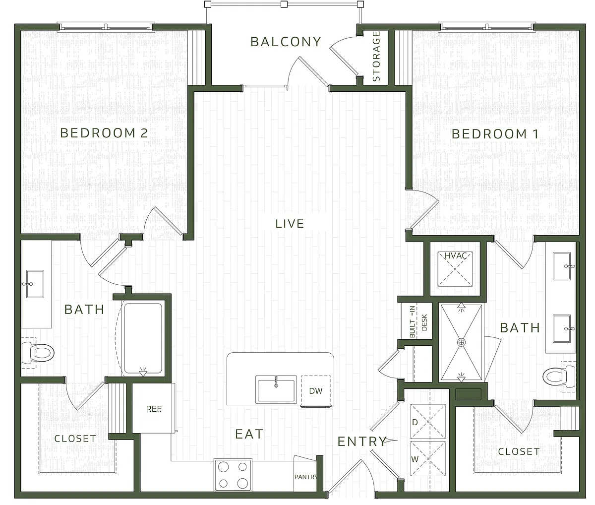 Floor plan B1