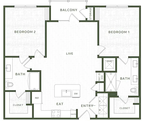 Floor plan B1