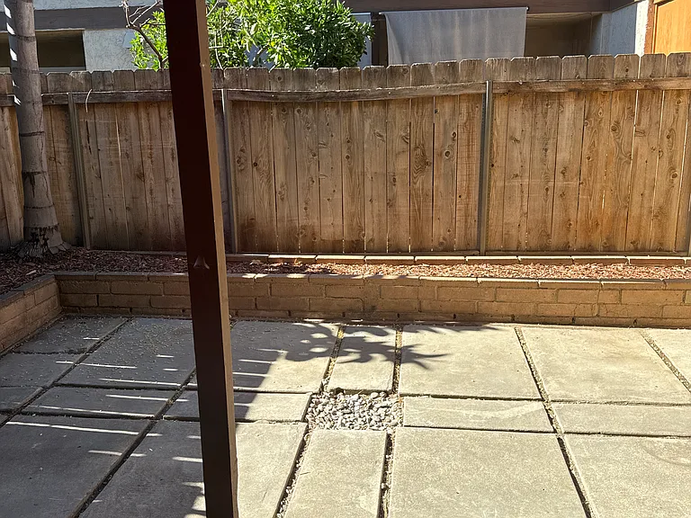 Private patio