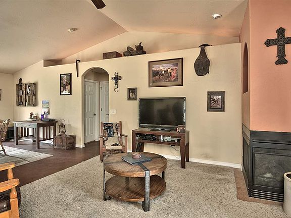 2-Sided Gas-Log Fireplace!