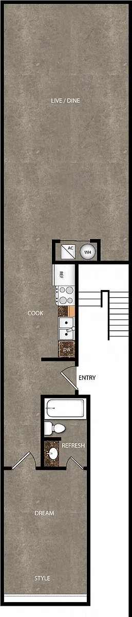 Floor plan Warehouse A107