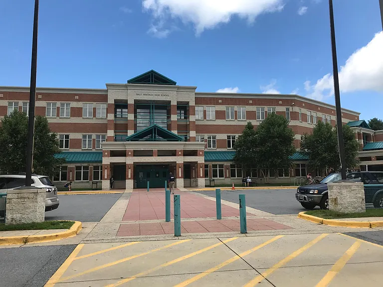 Walt Whitman High School within walking distance