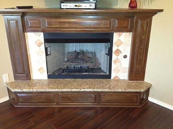 Corner Fireplace