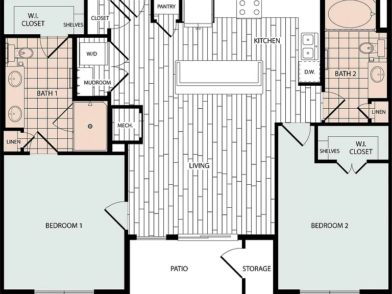 C1 floor plan Bellrock La Frontera
