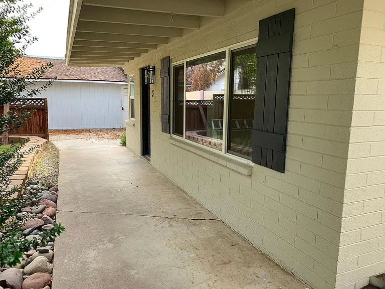 Private patio