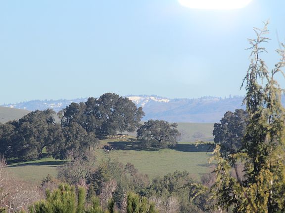 View of hills from house