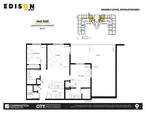 Floor plan B20
