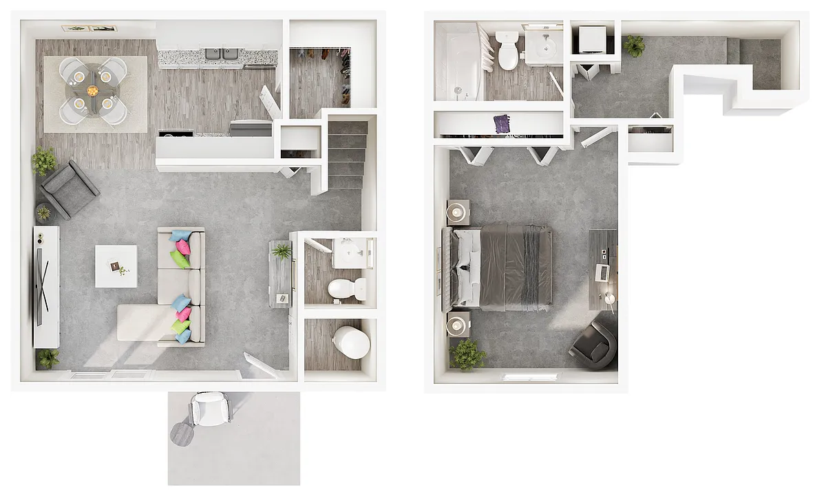 Floor plan 1-Bedroom