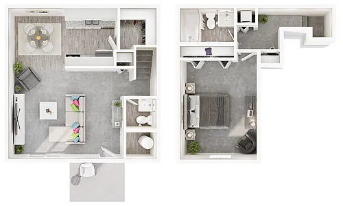 Floor plan 1-Bedroom